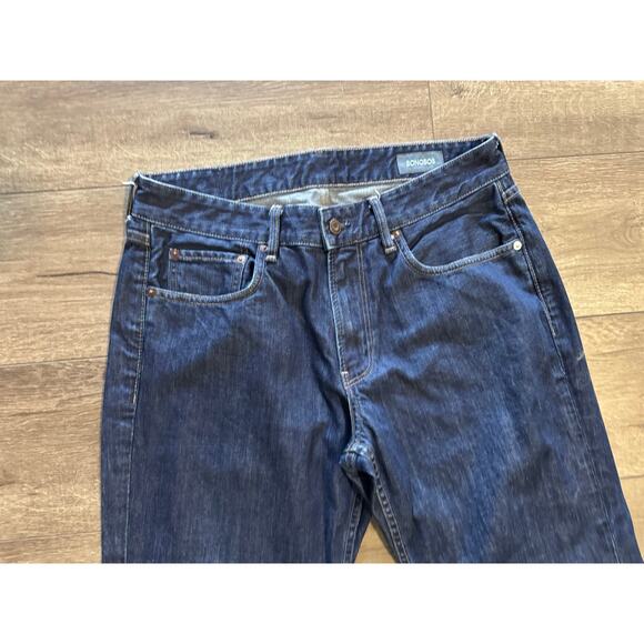 Bonobos Mens Straight Leg Dark Wash Jeans Size 34 x 32 (ACTUAL 33 X‎ 31) - Picture 2 of 8